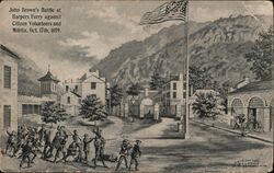 John Brown's Battle at Harpers Ferry Postcard