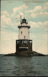 Lighthouse, Stamford, Conn. Postcard