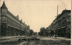 Main St., Staunton, Ill. Postcard