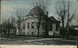 Carnegie Library, Paxton, Illinois C.U. Williams Postcard Postcard Postcard