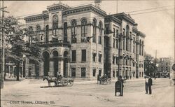 Court House, Ottawa, Illinois Postcard