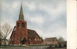 Zion Swedish Evangelical Lutheran Church, Rock Island Postcard