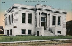 Public Library, Salida, Colorado Postcard Postcard Postcard