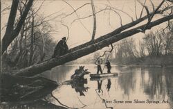 River Scene near Siloam Springs Postcard