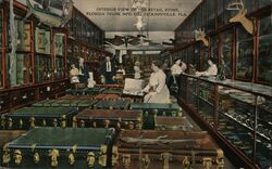 Interior View of Florida Trunk Mfg. Co. Postcard