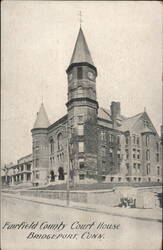 Fairfield County Court House, Bridgeport Connecticut Postcard Postcard Postcard