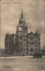 Court House, Denton, Texas Postcard