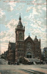 St. Mary's Cathedral, San Francisco California Postcard Postcard Postcard