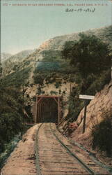 Entrance to San Fernando Tunnel California Postcard Postcard Postcard