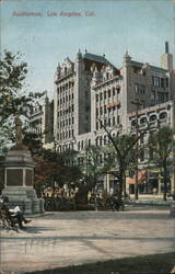 Auditorium, Los Angeles California Postcard Postcard Postcard