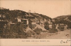 Holt Gregg Lime Kiln, Kennett Postcard