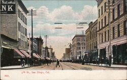 5th St., San Diego Postcard