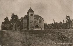 Chino High School California Postcard Postcard Postcard