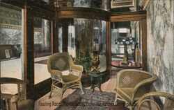 Resting Room Marble Lobby, Hotel Alexandria Los Angeles, CA Postcard Postcard Postcard