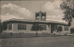 Fifth Street Grammar School, El Centro Postcard