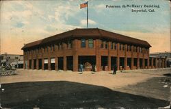 Peterson & McHenry Building, Imperial, CA Postcard