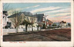 First Street, Napa Postcard