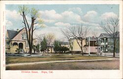 Division Street, Napa California Postcard Postcard Postcard