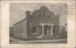 Chamber of Commerce Building, Napa, California Postcard Postcard Postcard