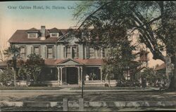 Gray Gables Hotel, St. Helena Saint Helena, CA Postcard Postcard Postcard