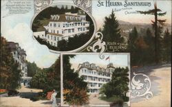 St. Helena Sanitarium, California Postcard