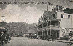 Hotel Calistoga, Calistoga California Postcard Postcard Postcard