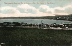 Monterey Bay and City, Del Monte Postcard