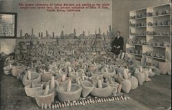 Largest Collection of Indian Mortars and Pestles Pacific Grove, CA Chas. H. Culp Postcard Postcard Postcard