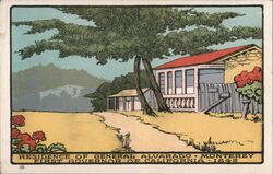 Residence of General Alvarado, First Governor of California Postcard