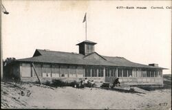 Bath House, Carmel Postcard