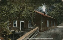 Northwestern Pacific Railroad's Fish Hatchery, Ukiah Postcard