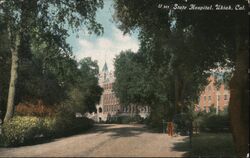 Ukiah State Hospital California Postcard Postcard Postcard