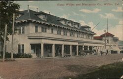 Hotel Willits and Mercantile Co., Willits Postcard