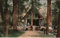 Chapel of the Transfiguration, Lake Tahoe California Postcard Postcard Postcard