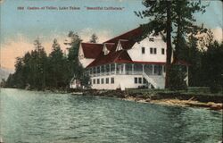 Casino at Tallac, Lake Tahoe California Postcard Postcard Postcard