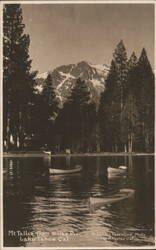 Mt Tallac from Tahoe Pier, Lake Tahoe Postcard