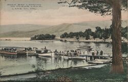 Soda Bay Landing on Clear Lake Postcard