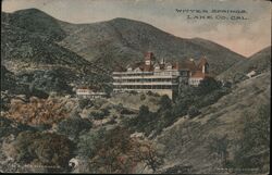 Witter Springs Hotel, Lake County California G.E. Meddaugh Postcard Postcard Postcard