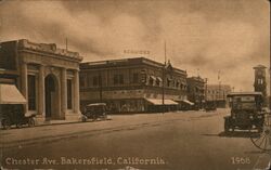 Chester Avenue, Bakersfield California Postcard Postcard Postcard