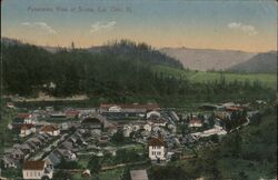 Panoramic View of Scotia, California Postcard