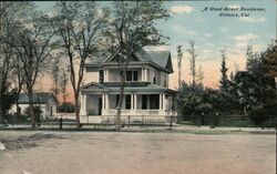 A Wood Street Residence, Willows California Postcard Postcard Postcard