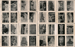 Set of 16: India - Various Views of Benares Postcard