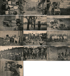 Lot of 13: Mexico Border War Scenes Postcard