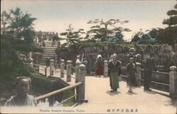 Wisteria Blossom Kameido, Tokyo Postcard