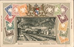 Kg Hofbrauhaus Festsaal Interior Munich Postcard