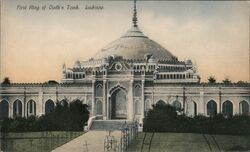 First King of Oudh's Tomb, Lucknow Postcard