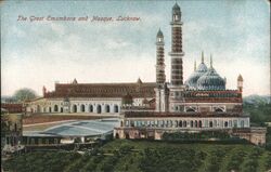 The Great Imambara and Mosque, Lucknow Postcard