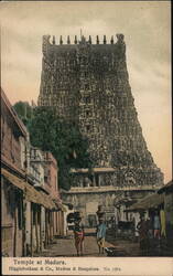 Temple at Madura, India Postcard