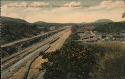 Panama Canal, Bas Obispo Cut Looking South Postcard Postcard Postcard