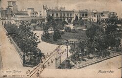 Plaza Zabala Montevideo Uruguay Postcard